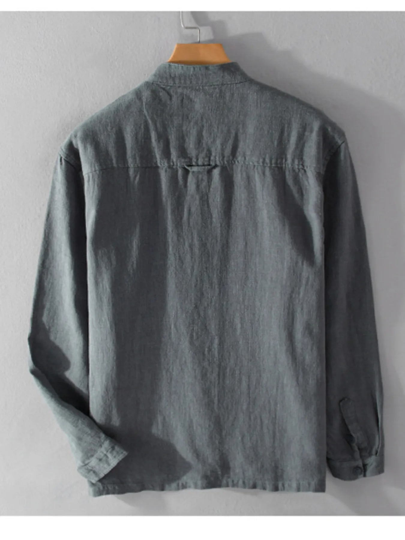 Men's Plus Size Button Up Long Sleeve Shirt