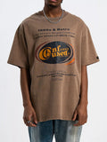 Men's Graphic Round Neck Short Sleeve T-Shirt