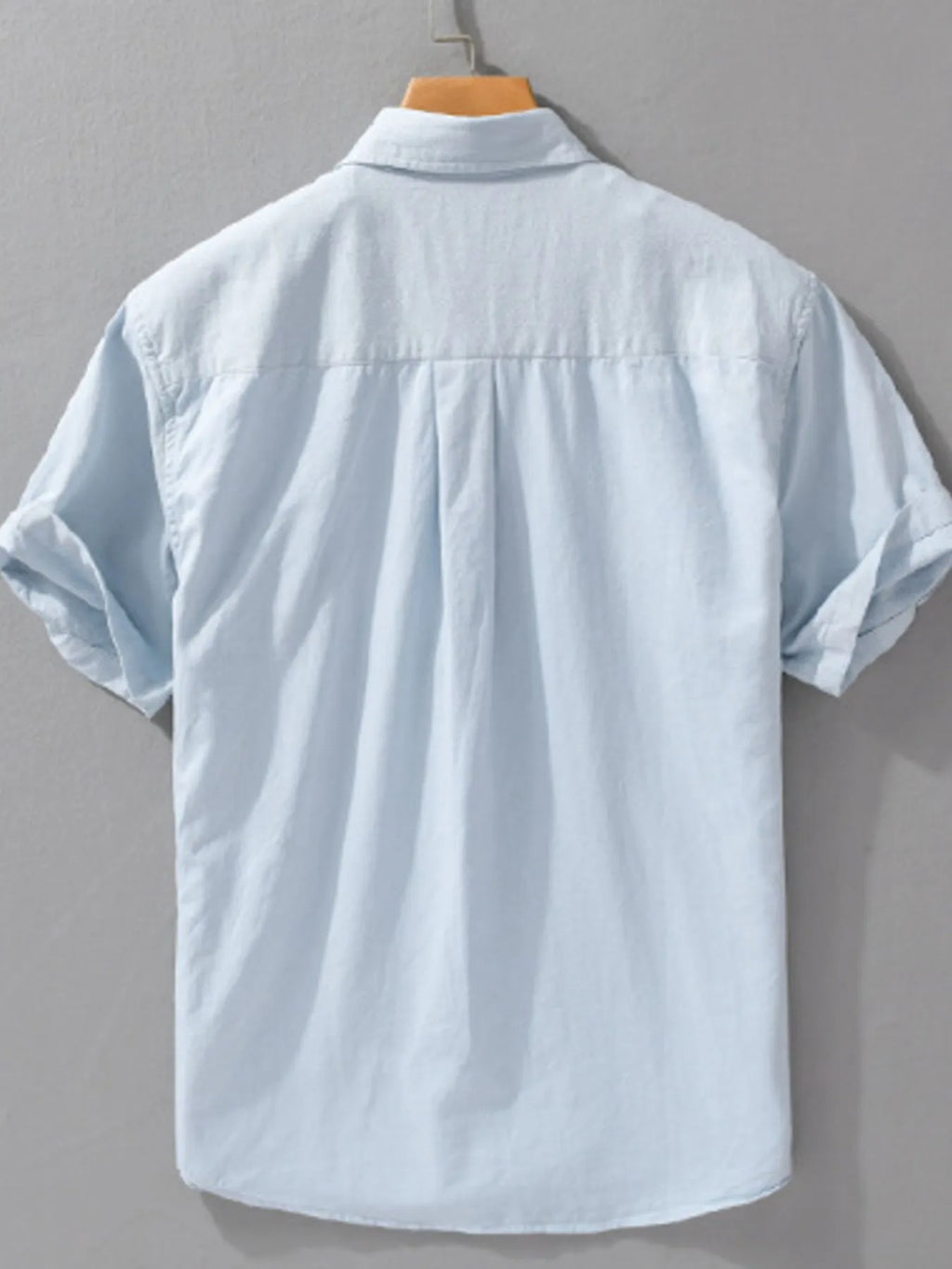 Men's Plus Size Button Up Short Sleeve Shirt