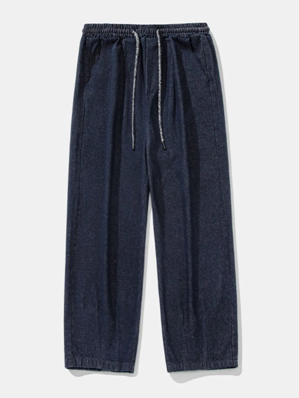 Men's Plus Size Drawstring Loose Fit Jeans
