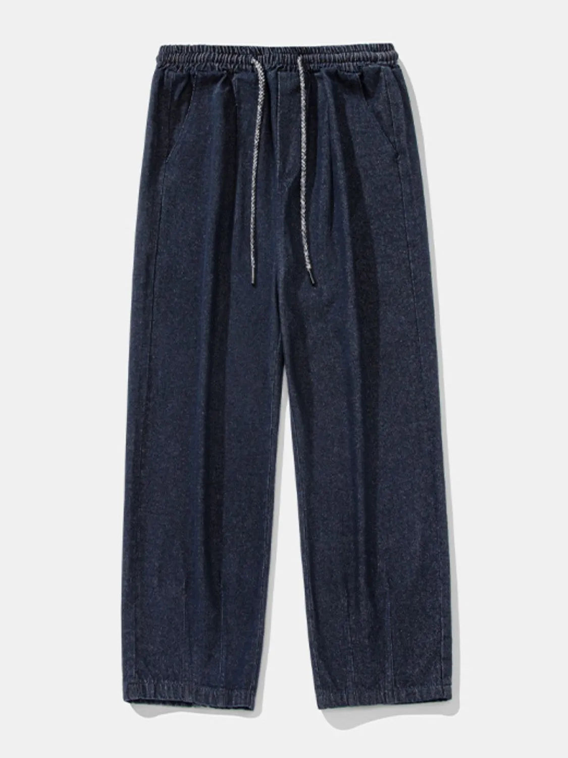 Men's Plus Size Drawstring Loose Fit Jeans
