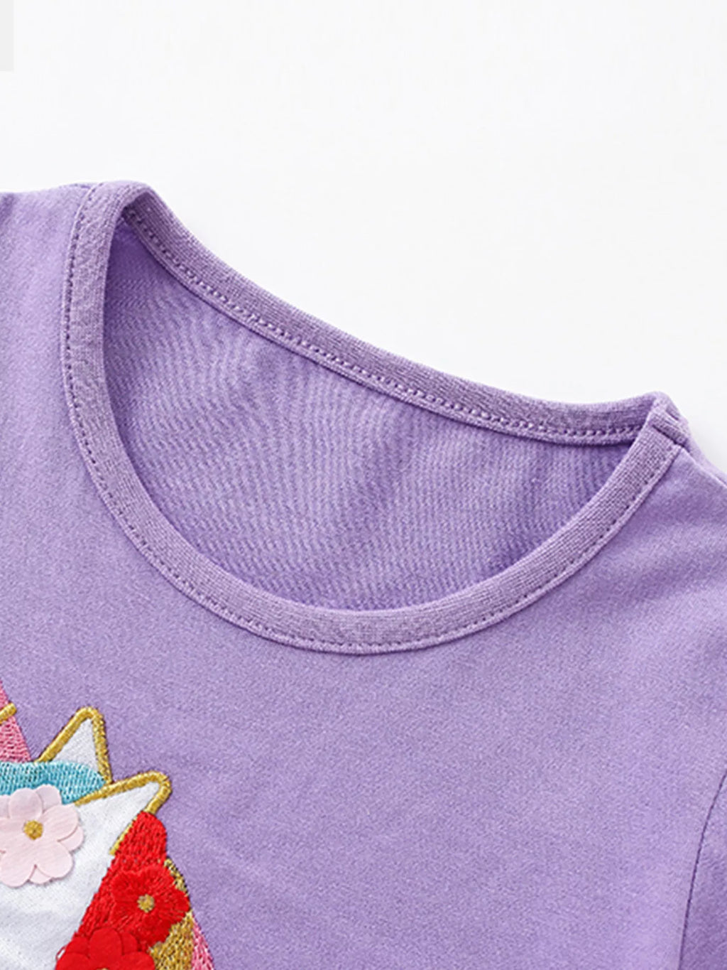 Children's Unicorn Embroidered Tulle Dress