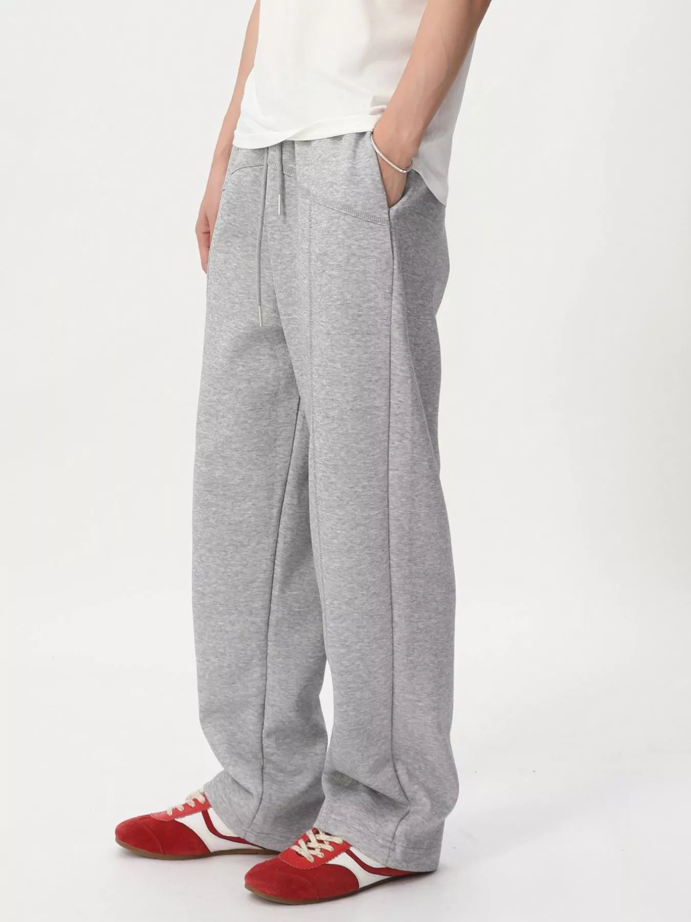 Men's Wide Leg Drawstring Pants