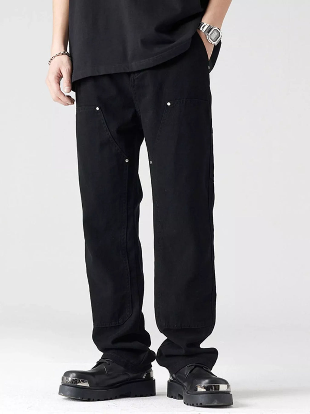 Men's Wide-Leg Relaxed Fit Jeans
