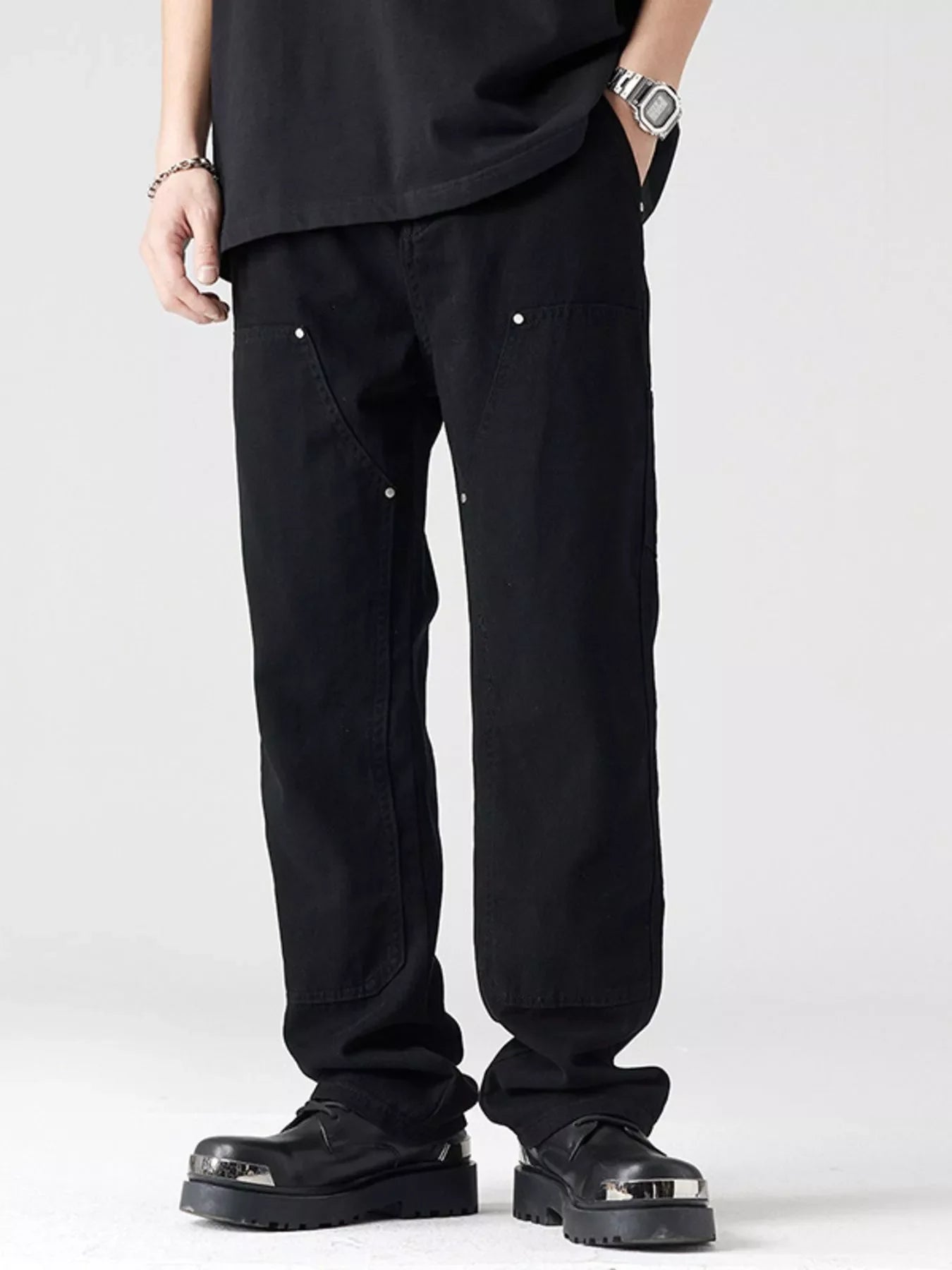 Men's Wide-Leg Relaxed Fit Jeans