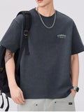 Men's Plus Size Round Neck Half Sleeve T-Shirt