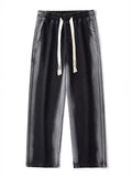 Men's Full Size Drawstring Wide Leg Jeans Plus Size