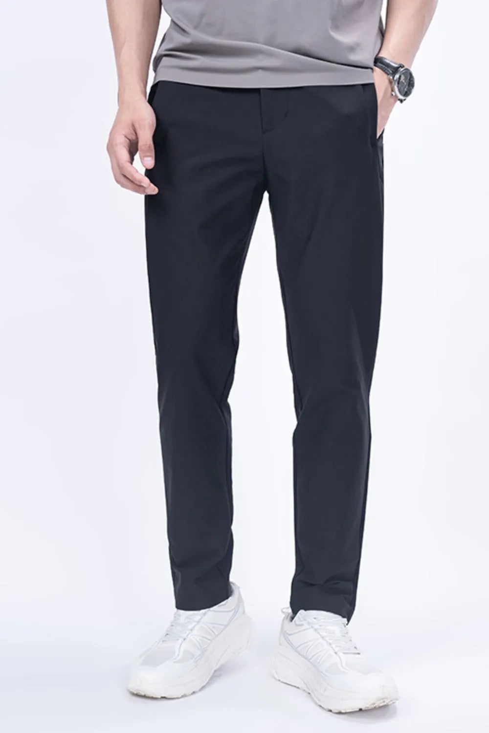 Men's Plus Size Classic Pocketed Casual Pants