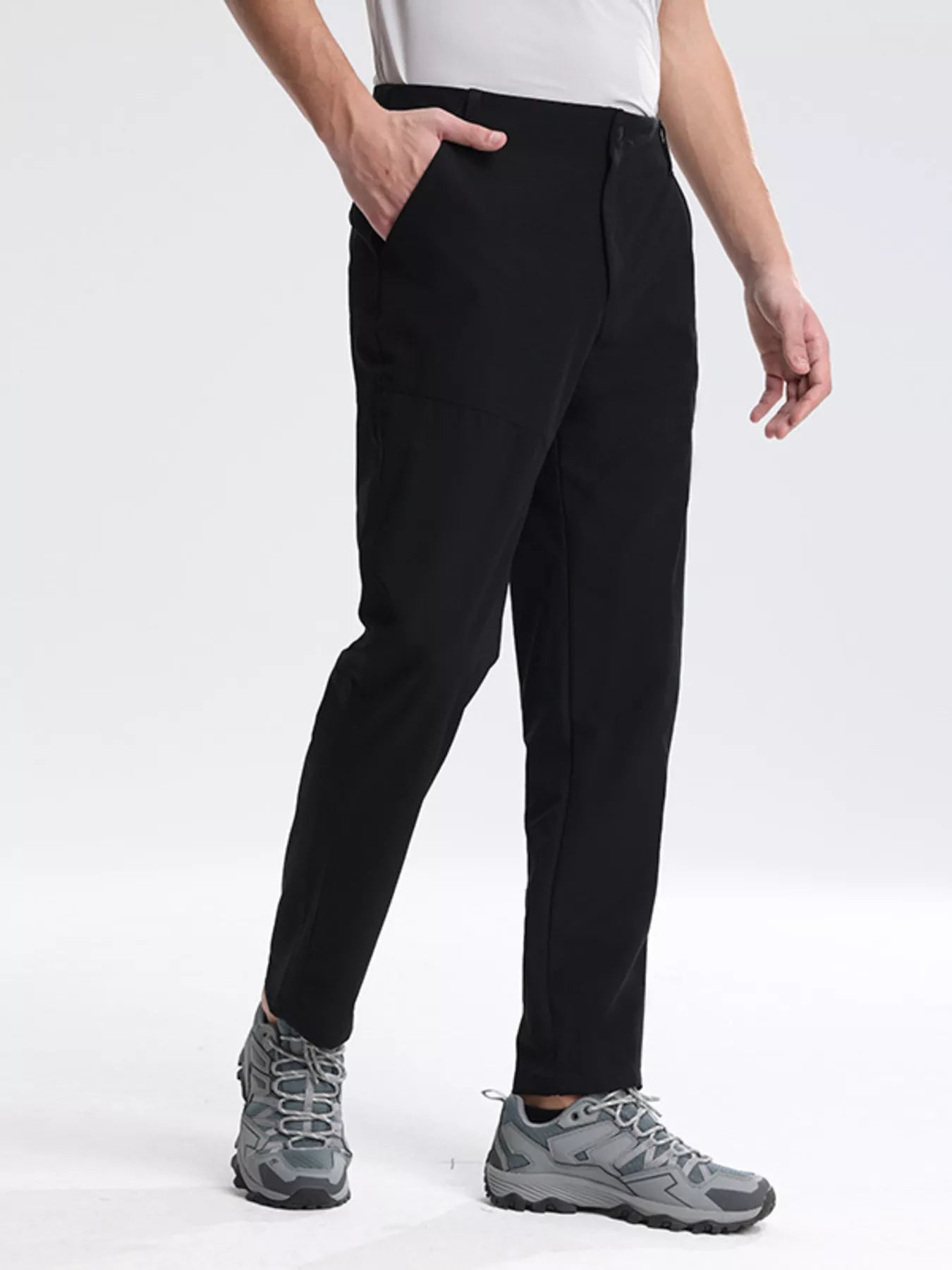 Men's Plus Size Lightweight Pocketed Pants