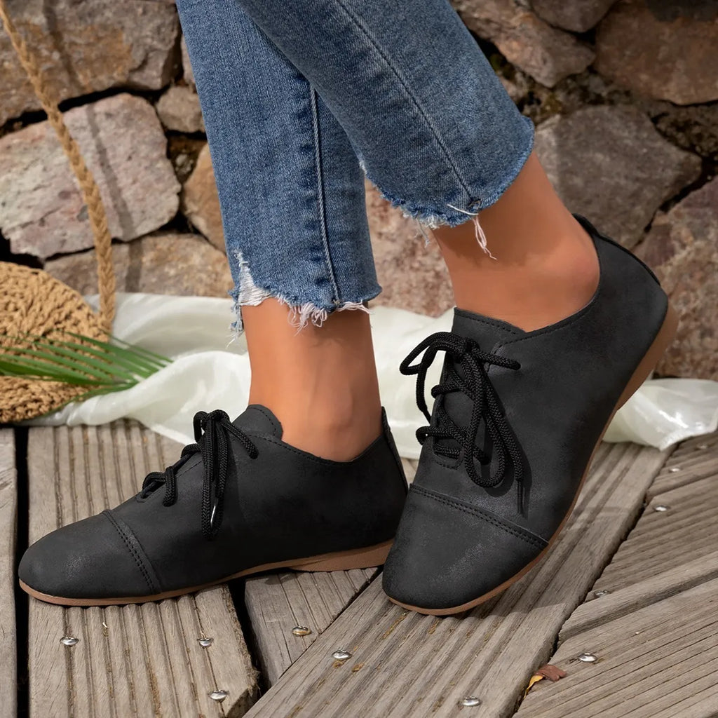 Casual Lace-Up Loafers