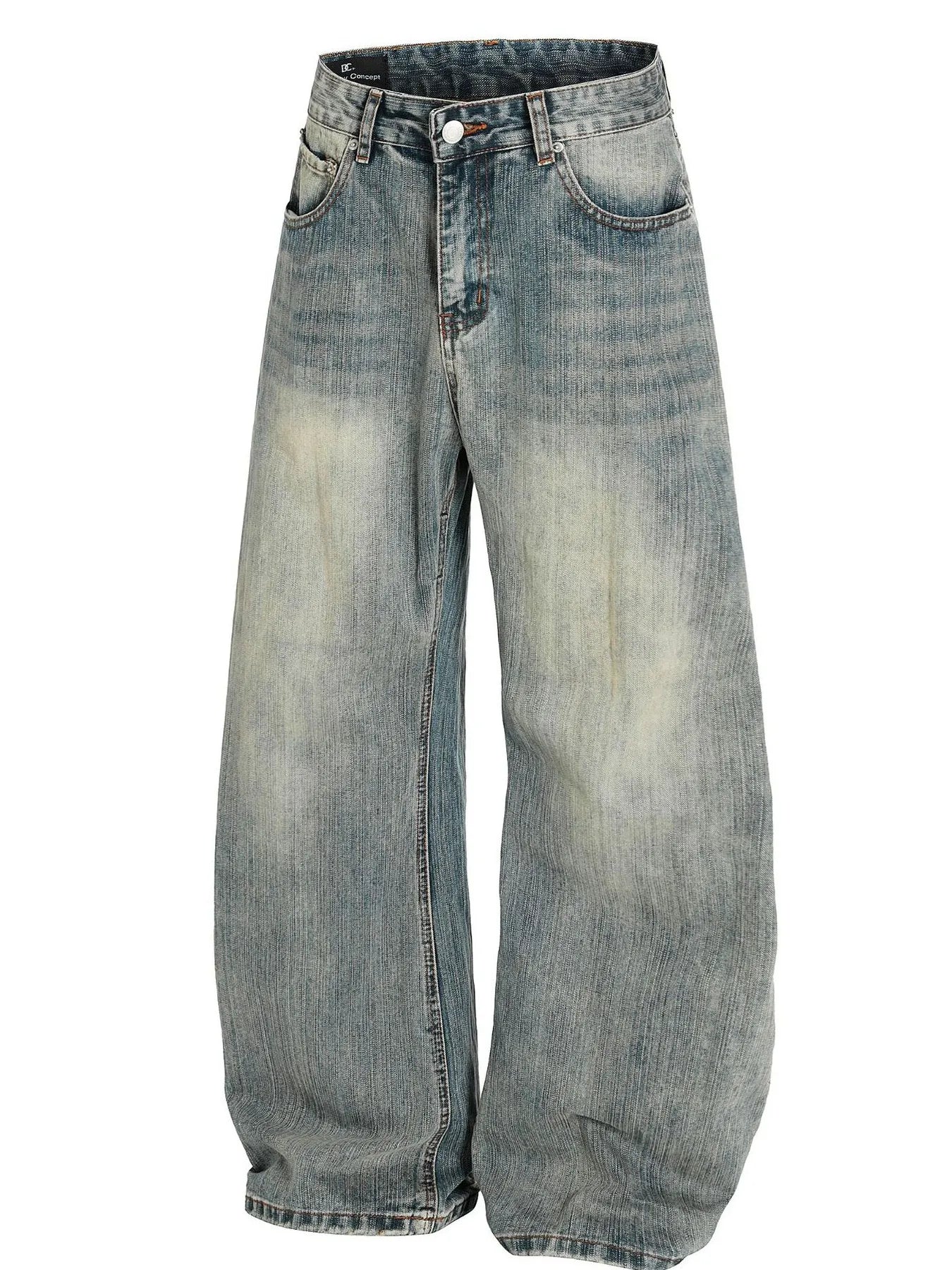 Men's Vintage Washed Baggy Jeans
