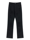 Men's Distressed Straight Leg Jeans