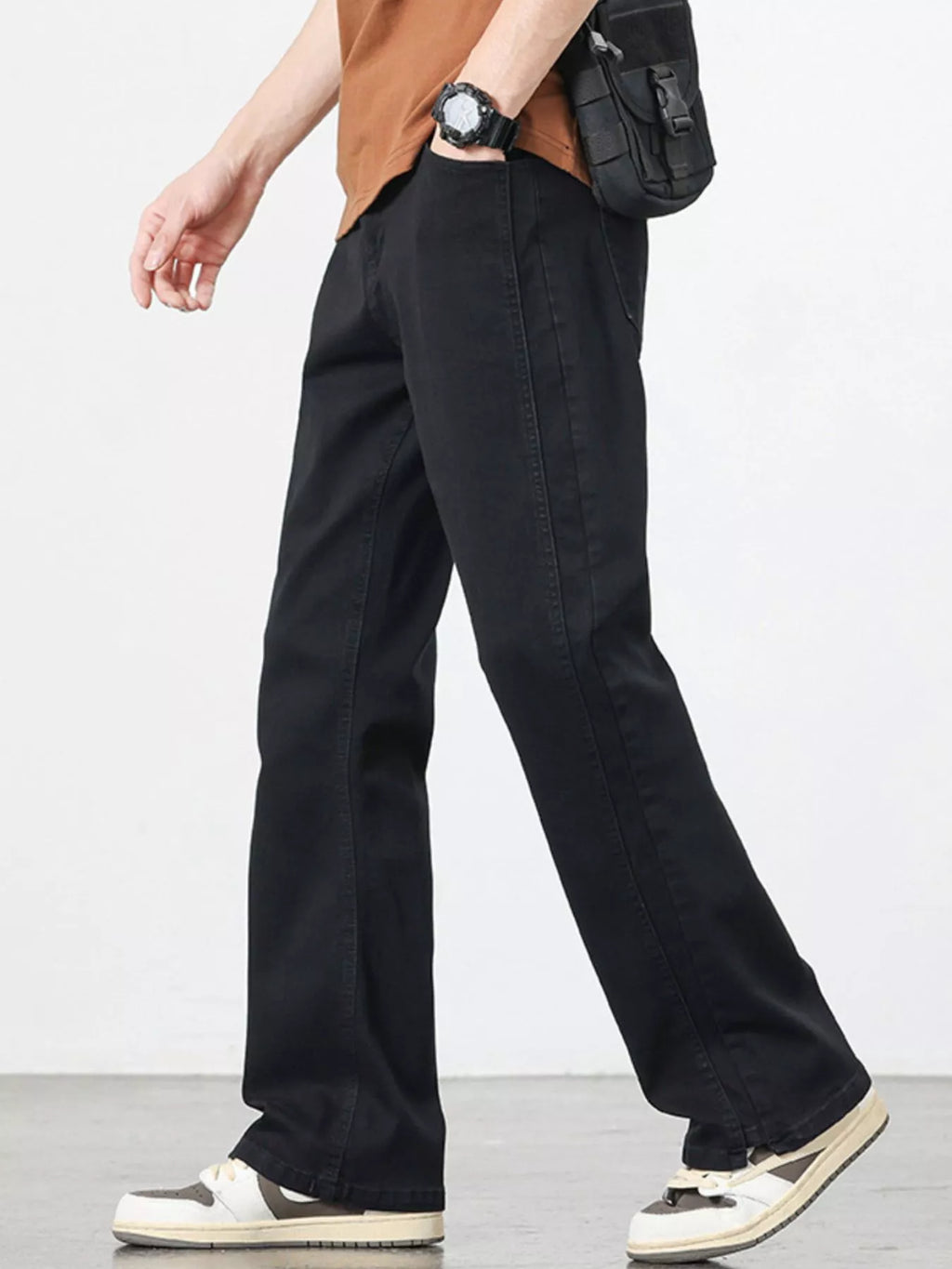 Men's Full Size Straight Leg Jeans Plus Size