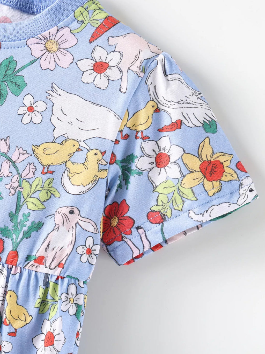 Children's Farm Animal Print Dress