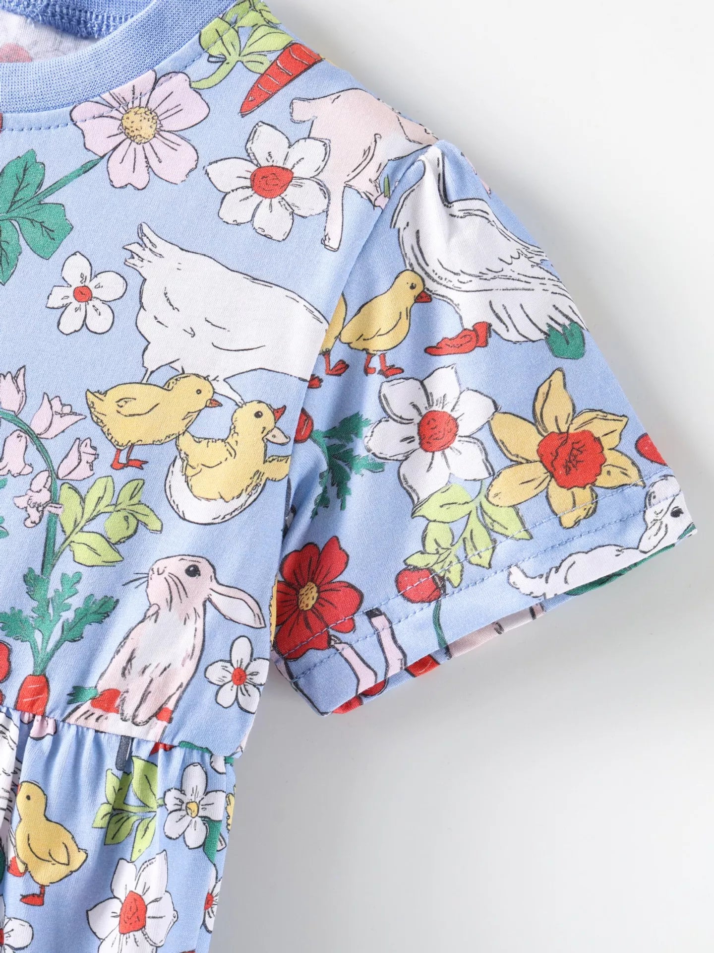 Children's Farm Animal Print Dress