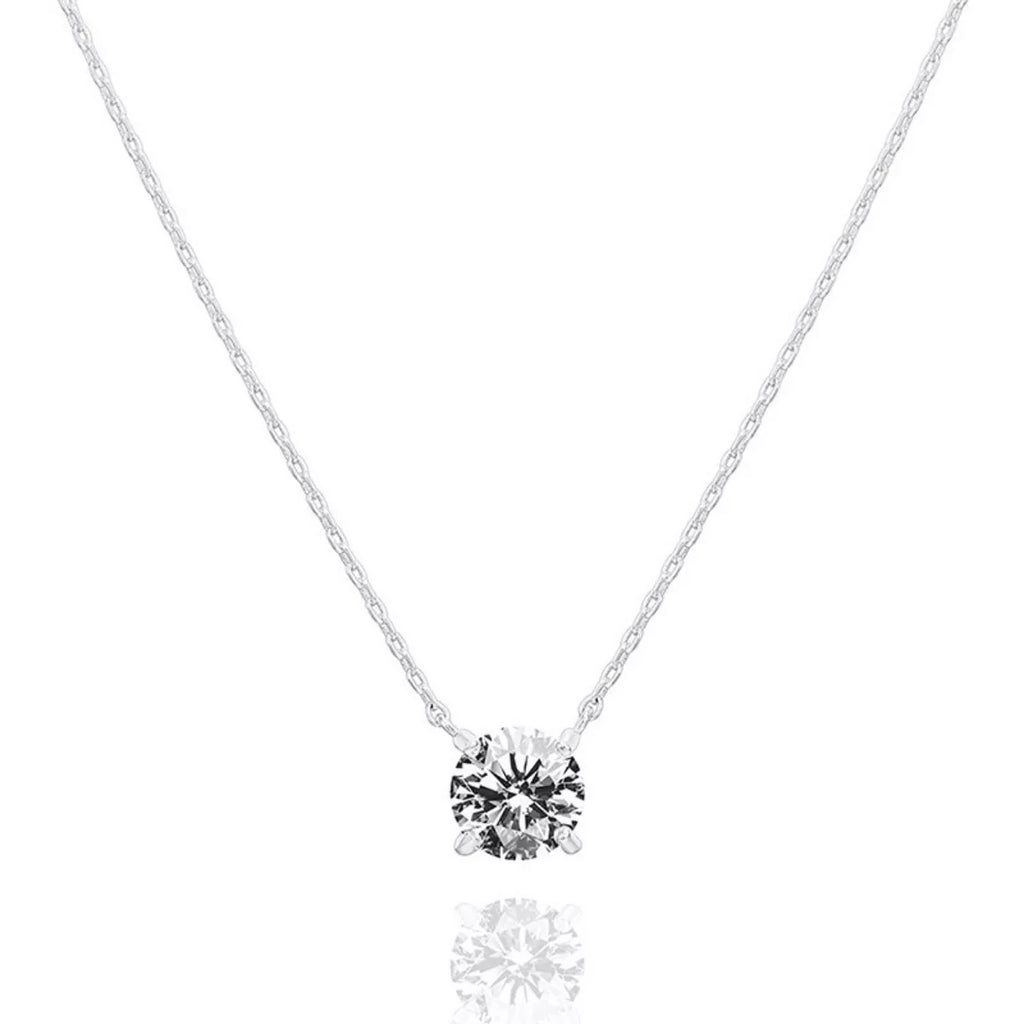 2 Carat Moissanite Pendant Necklace