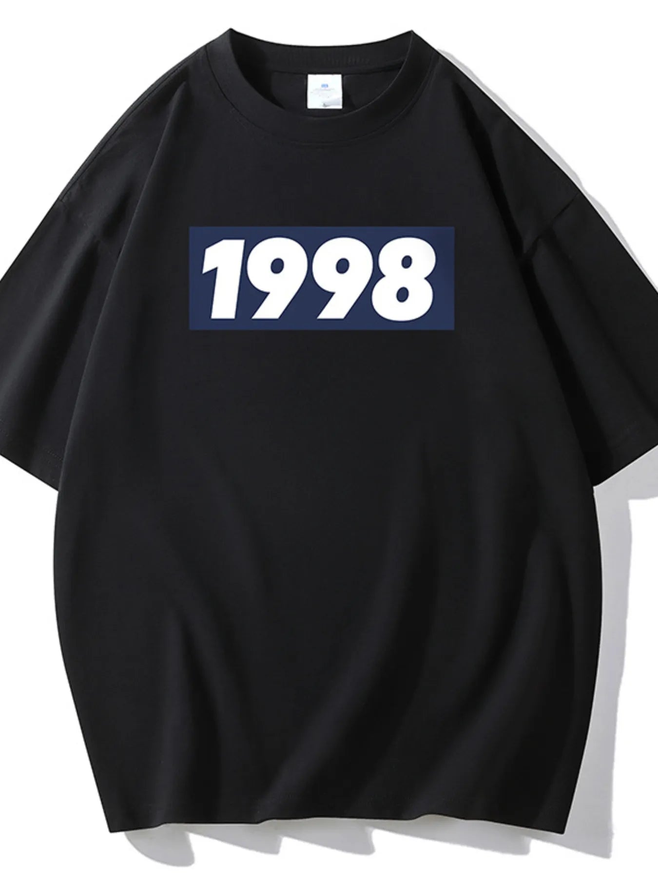 Men's Full Size 1998 Graphic Round Neck T-Shirt Plus Size