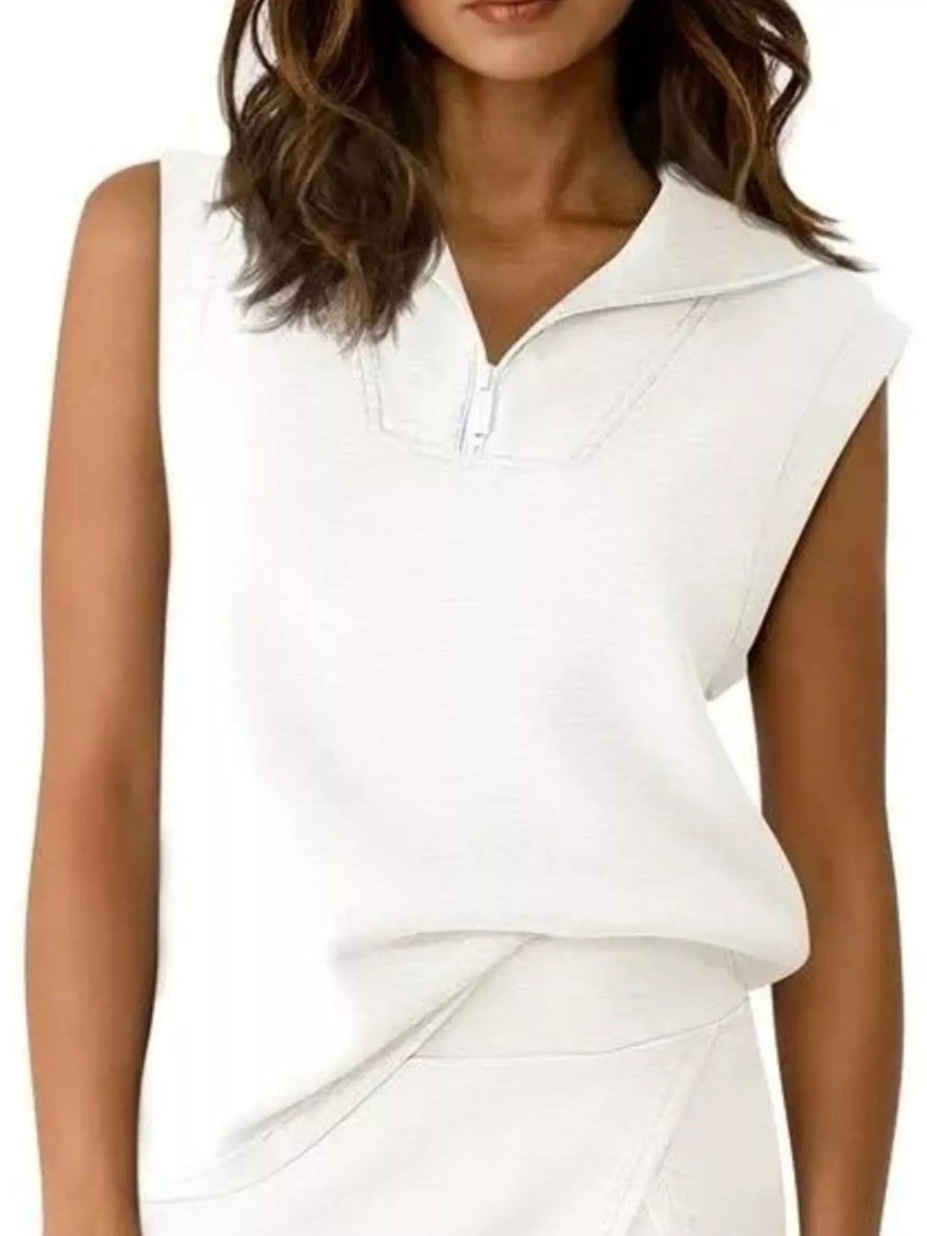 Quarter Zip Top and Skort Set