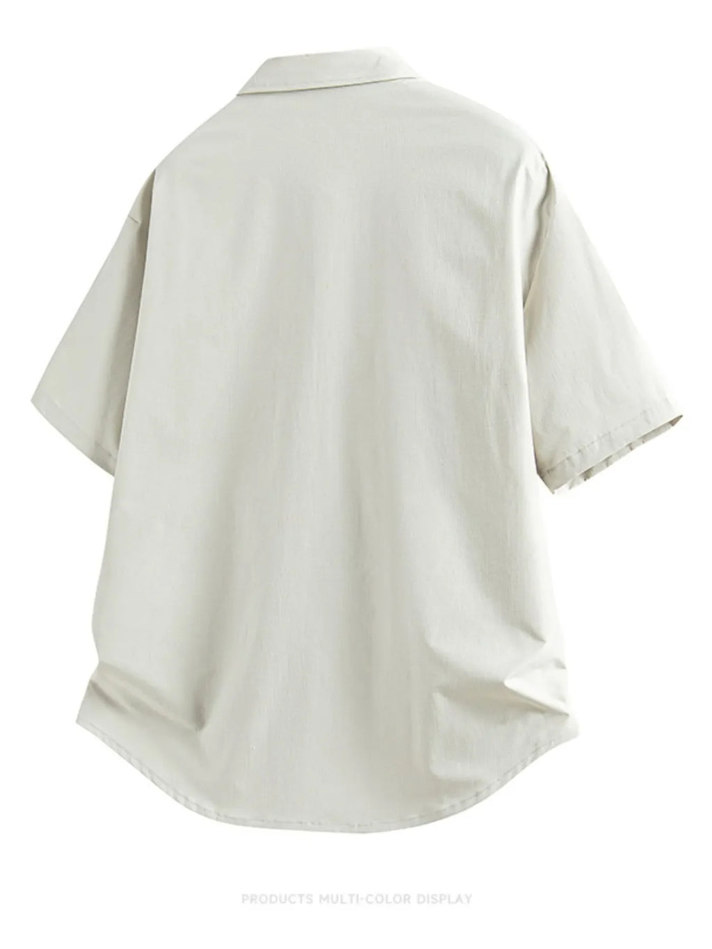Men's Full Size Snap Down Short Sleeve Shirt Plus Size