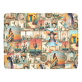 Baha Ranch Colores De Mexico Pictures of the Southwest 60" x 80" Throw Blanket Made In America