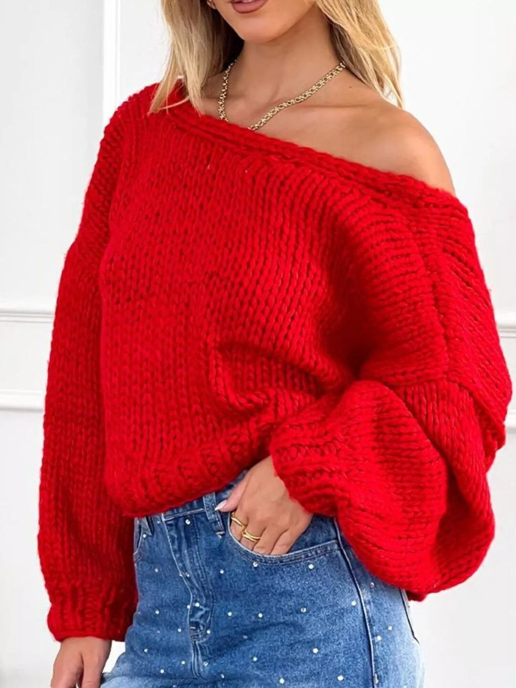 Chunky Knit Tie-Front Cardigan