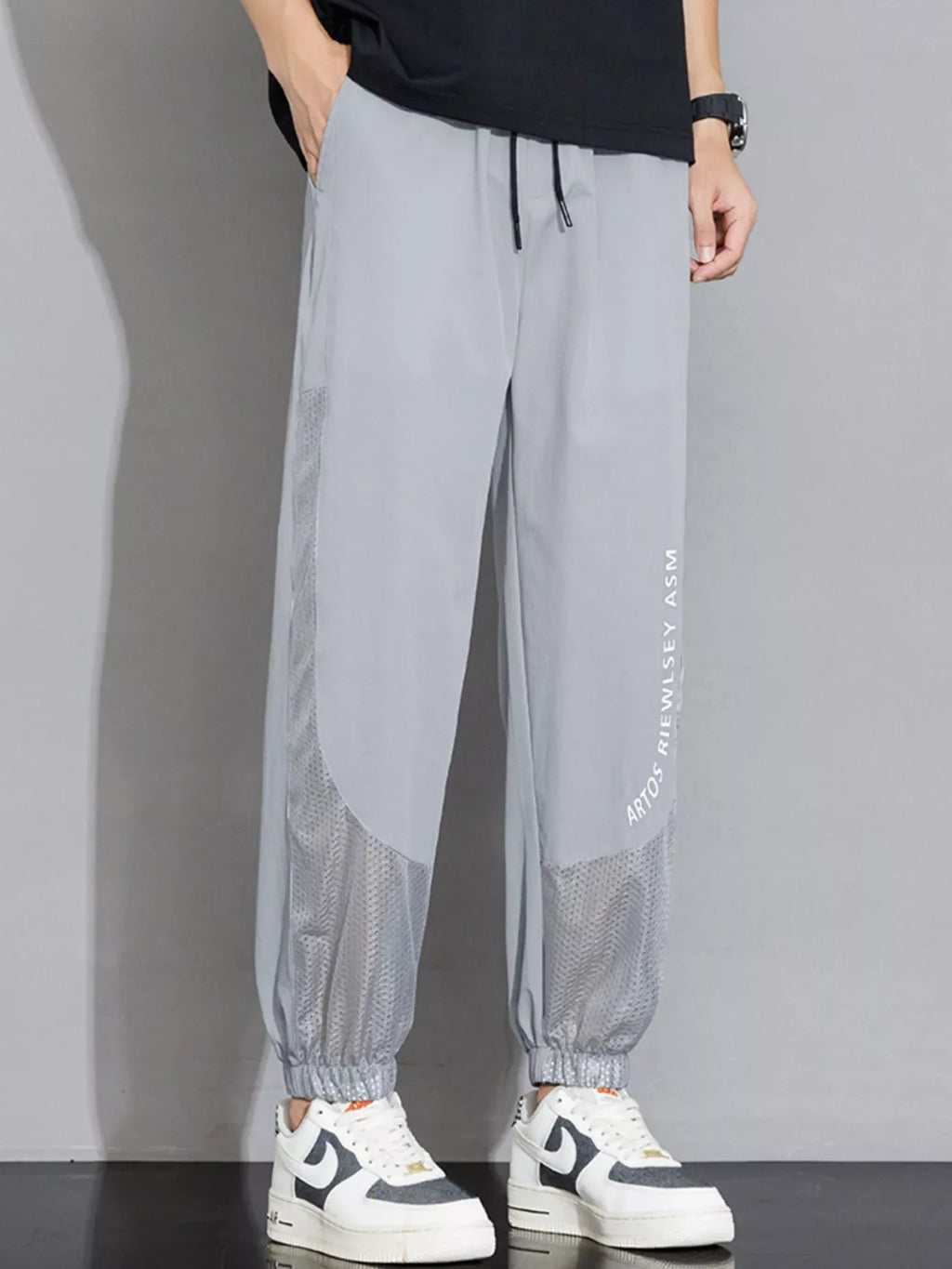 Men's Plus Size Wide Leg Pants