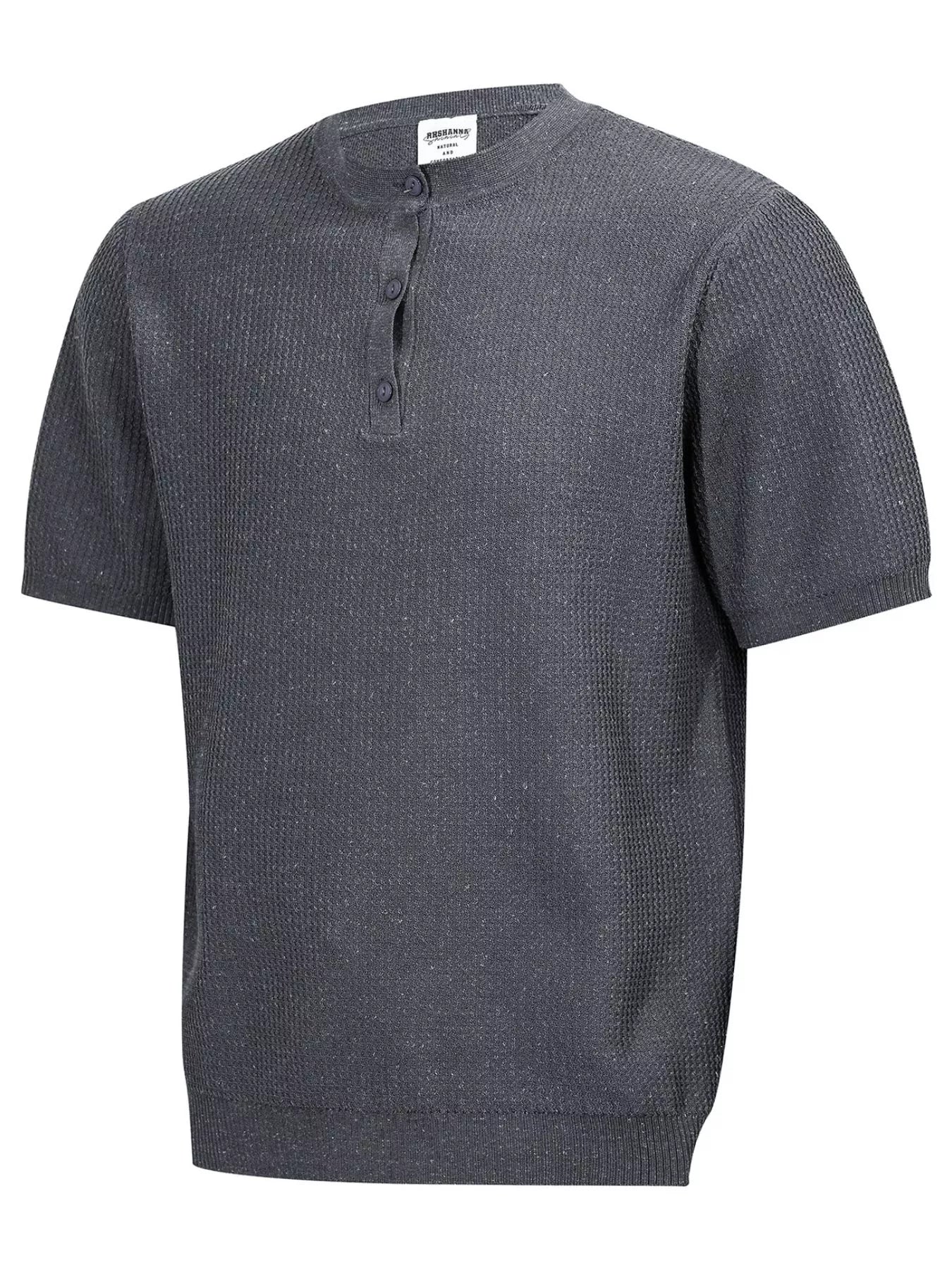 Men's Textured Knit Short Sleeve Top