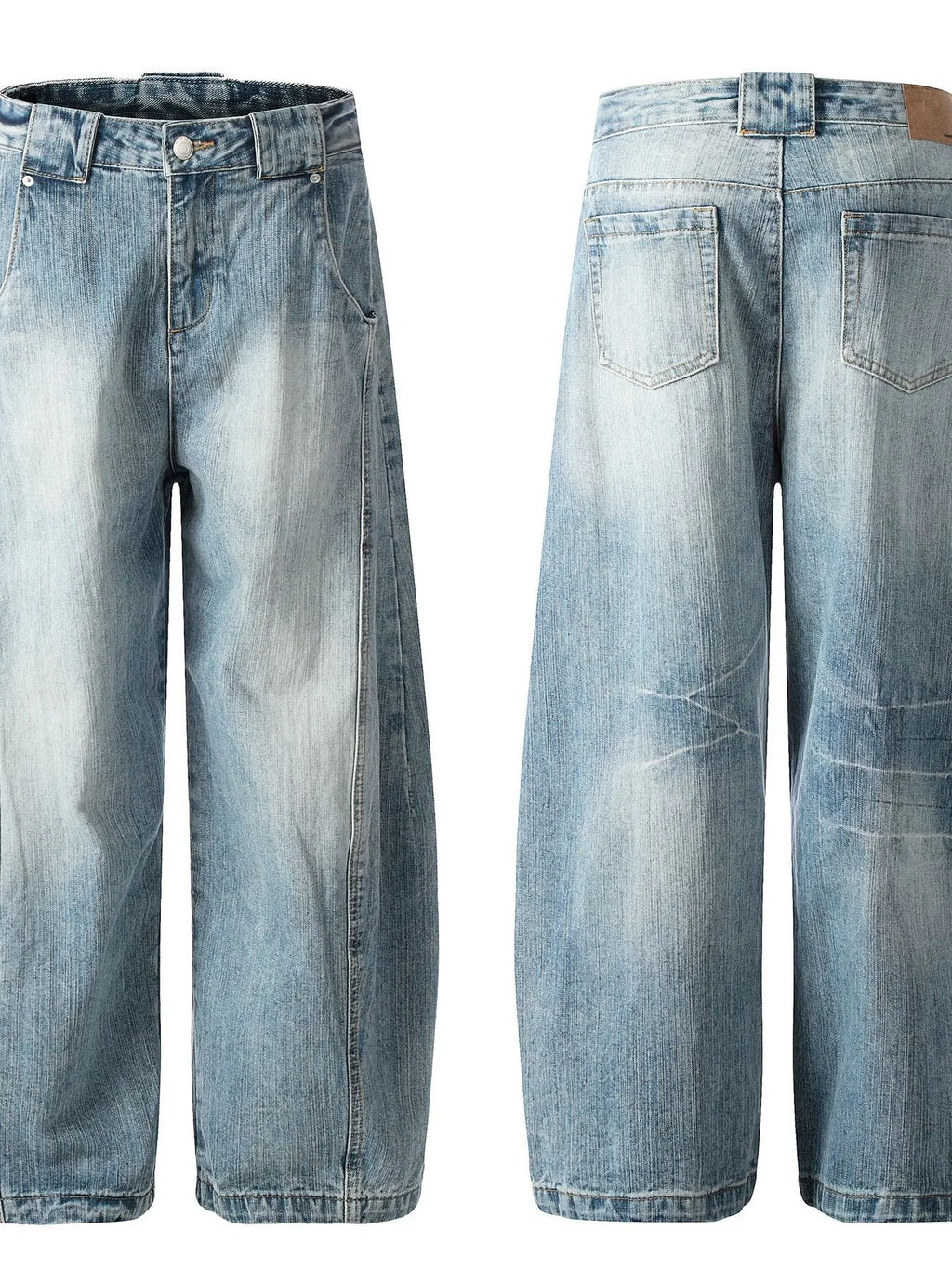 Men's Wide Leg Baggy Jeans