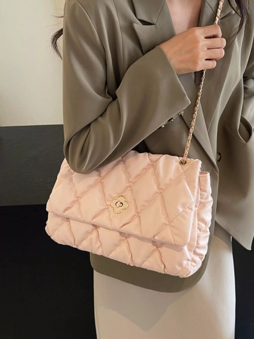 Quilted Chain Shoulder Bag