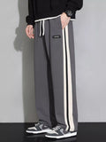 Men's Plus Size Side Striped Casual Loose Pants
