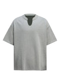 Men's Lightweight Breathable Notched T-Shirt