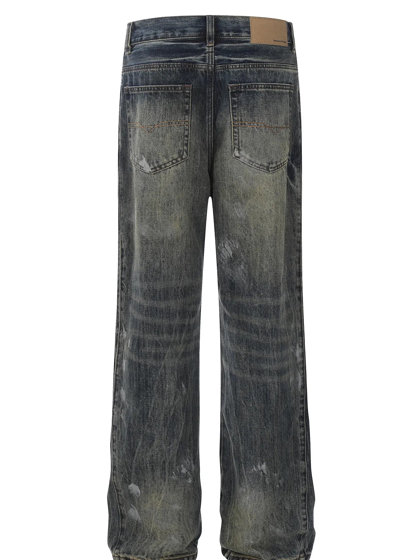 Men's Washed Loose Fit Jeans