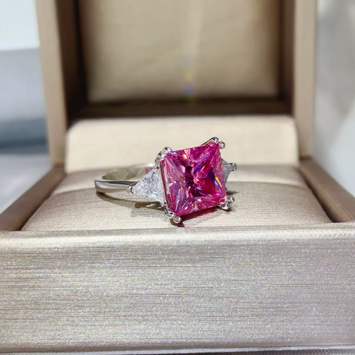 5 Carat Moissanite 925 Sterling Silver Ring
