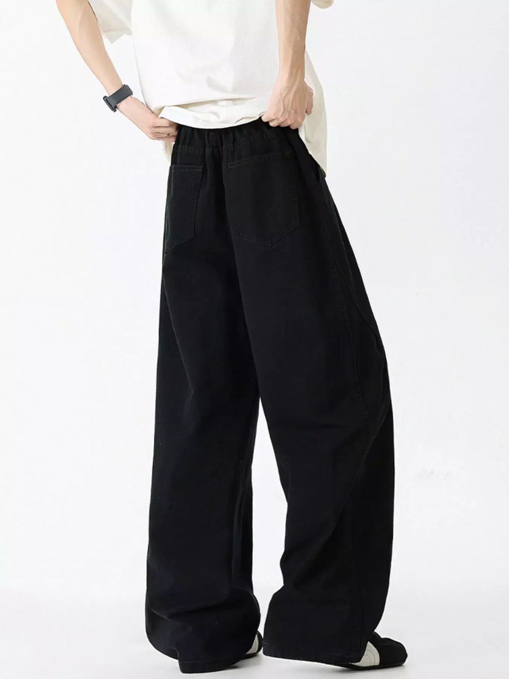 Men's Full Size Wide Leg Jeans Plus Size