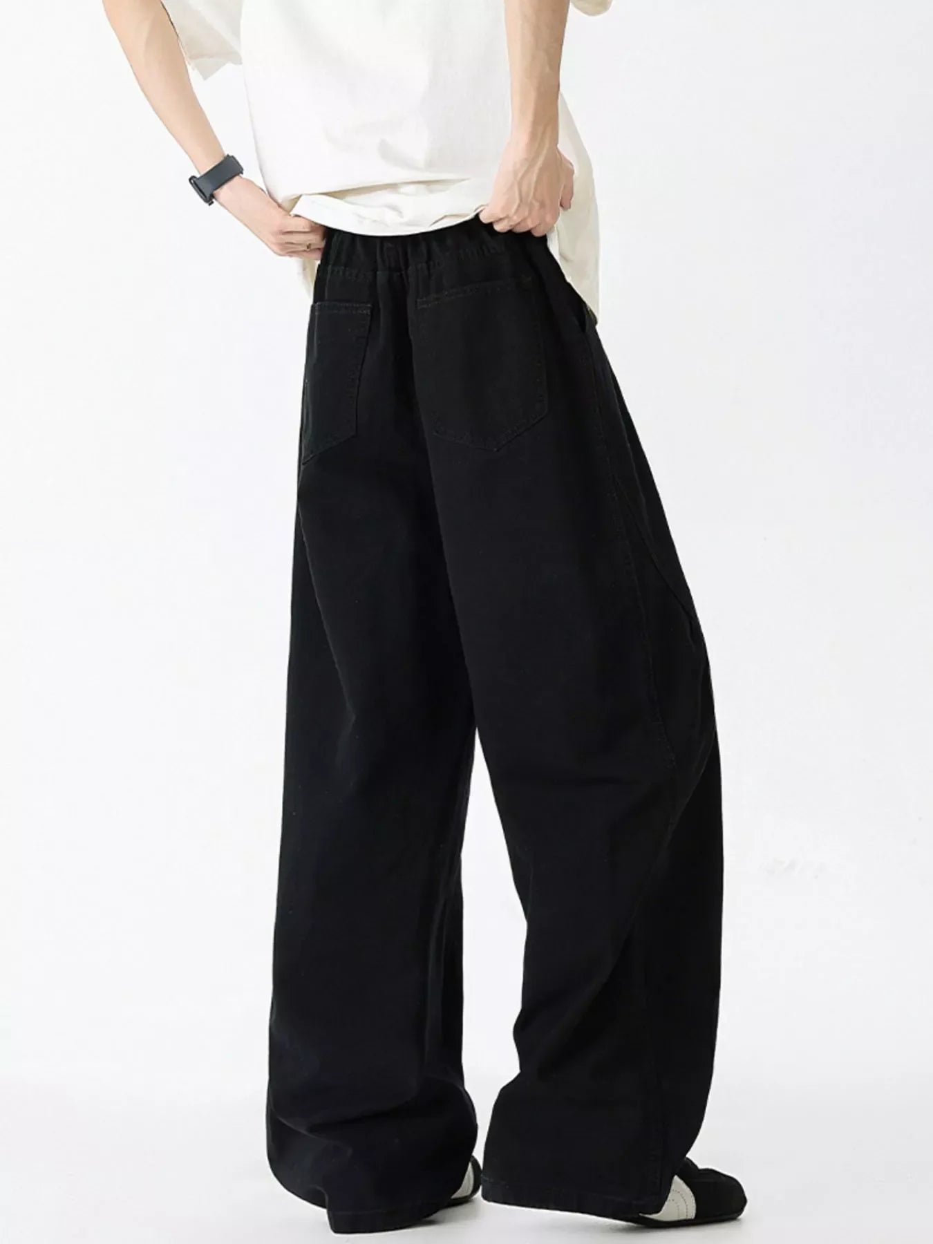 Men's Full Size Wide Leg Jeans Plus Size