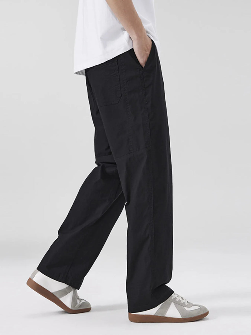 Men's Full Size Wide Leg Pants Plus Size