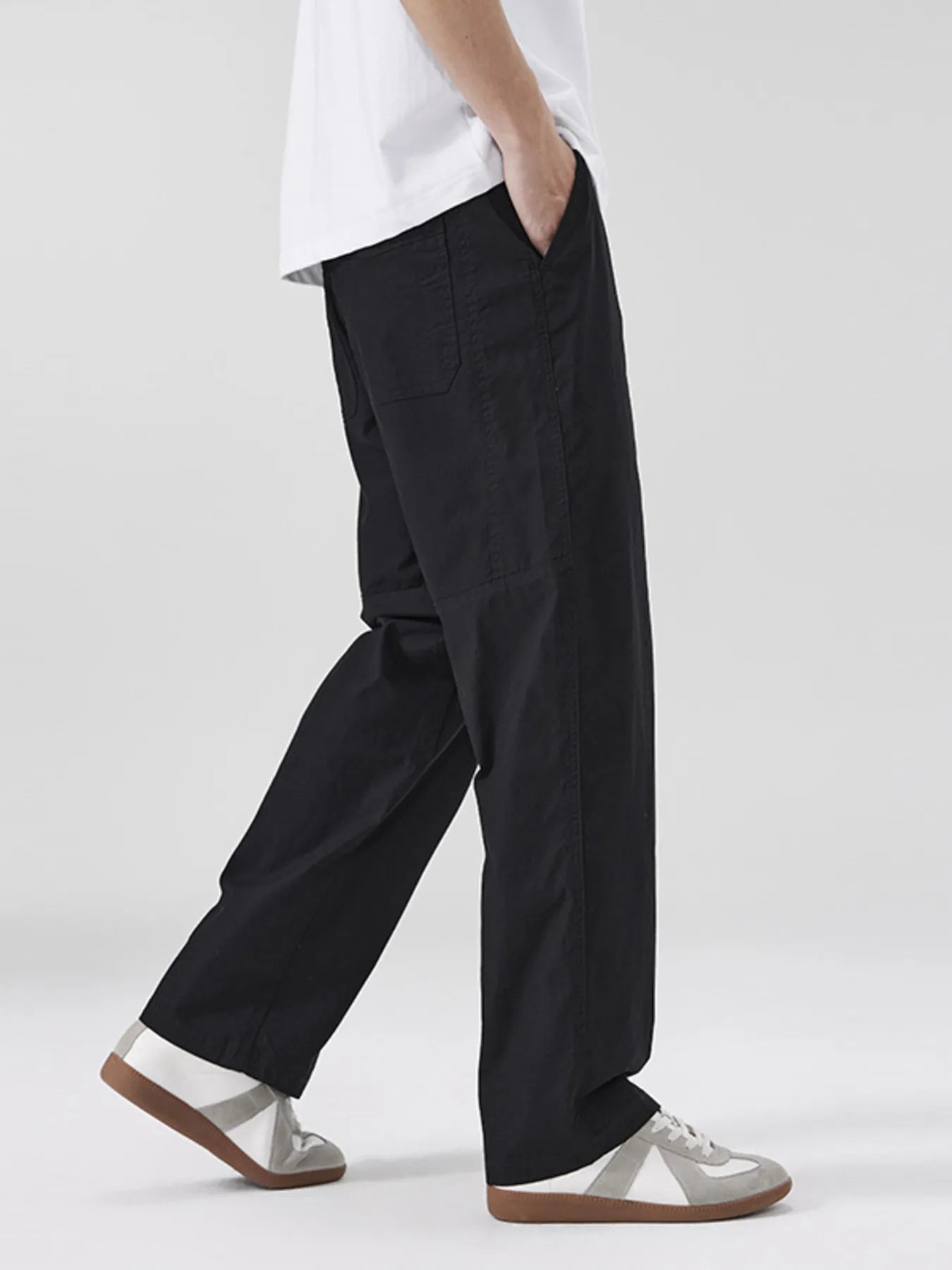 Men's Full Size Wide Leg Pants Plus Size