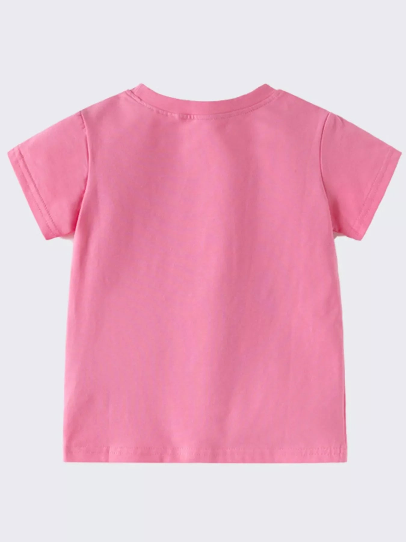 Children's Dinosaur Embroidered Short Sleeve T-Shirt