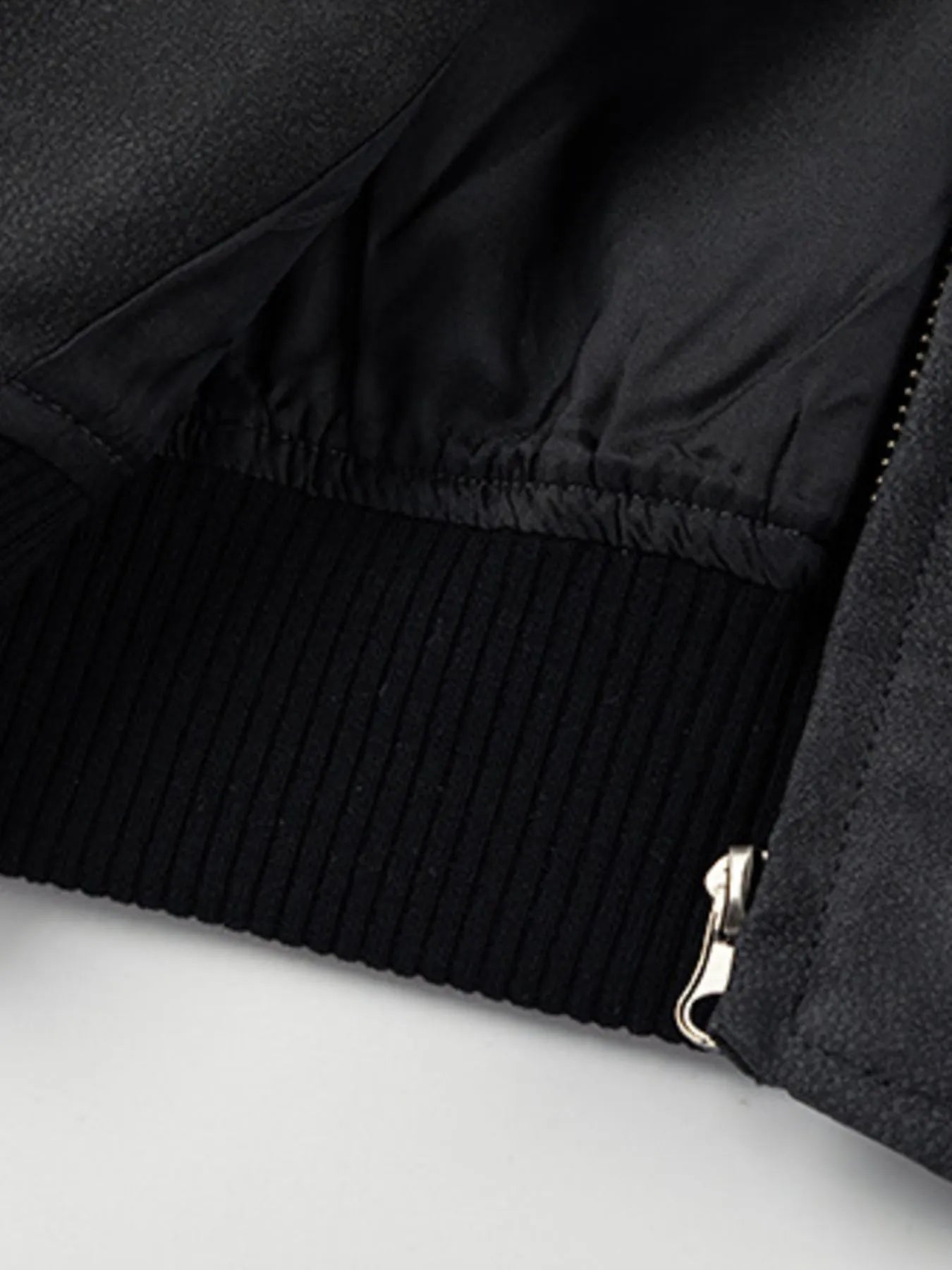 Men's Zip Up Letter Graphic Bomber Jacket