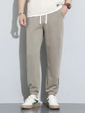 Men's Full Size Casual Drawstring Joggers Plus Size