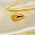 18K Gold-Plated Cupid Ring