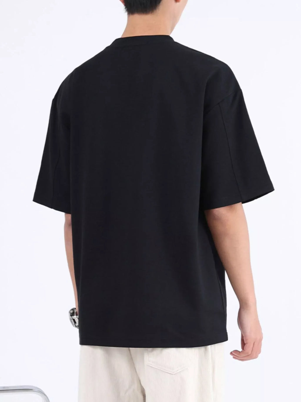 Men's Plus Size Half Sleeve Oversized T-Shirt