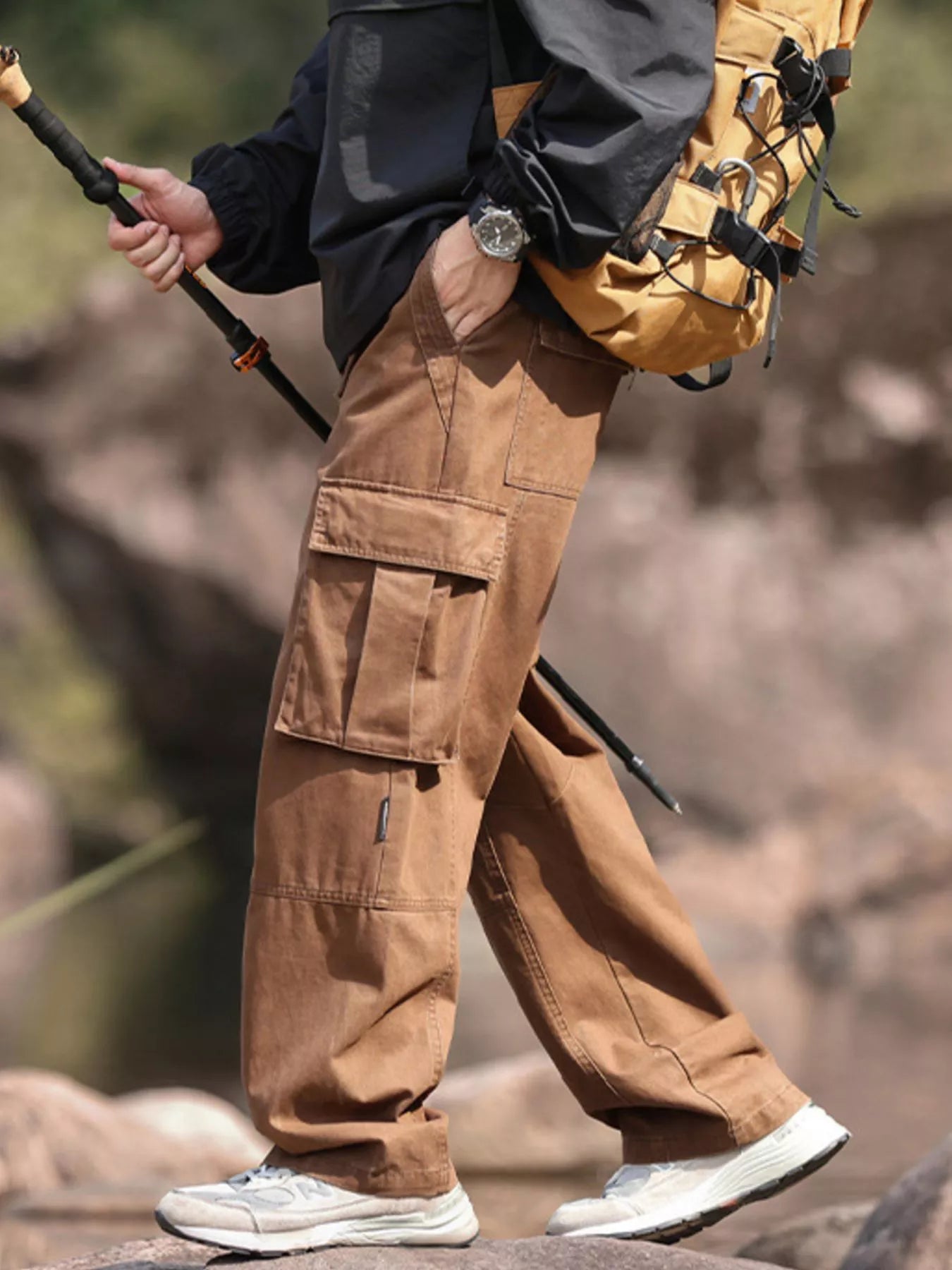 Men's Plus Size Relaxed Fit Cargo Pants