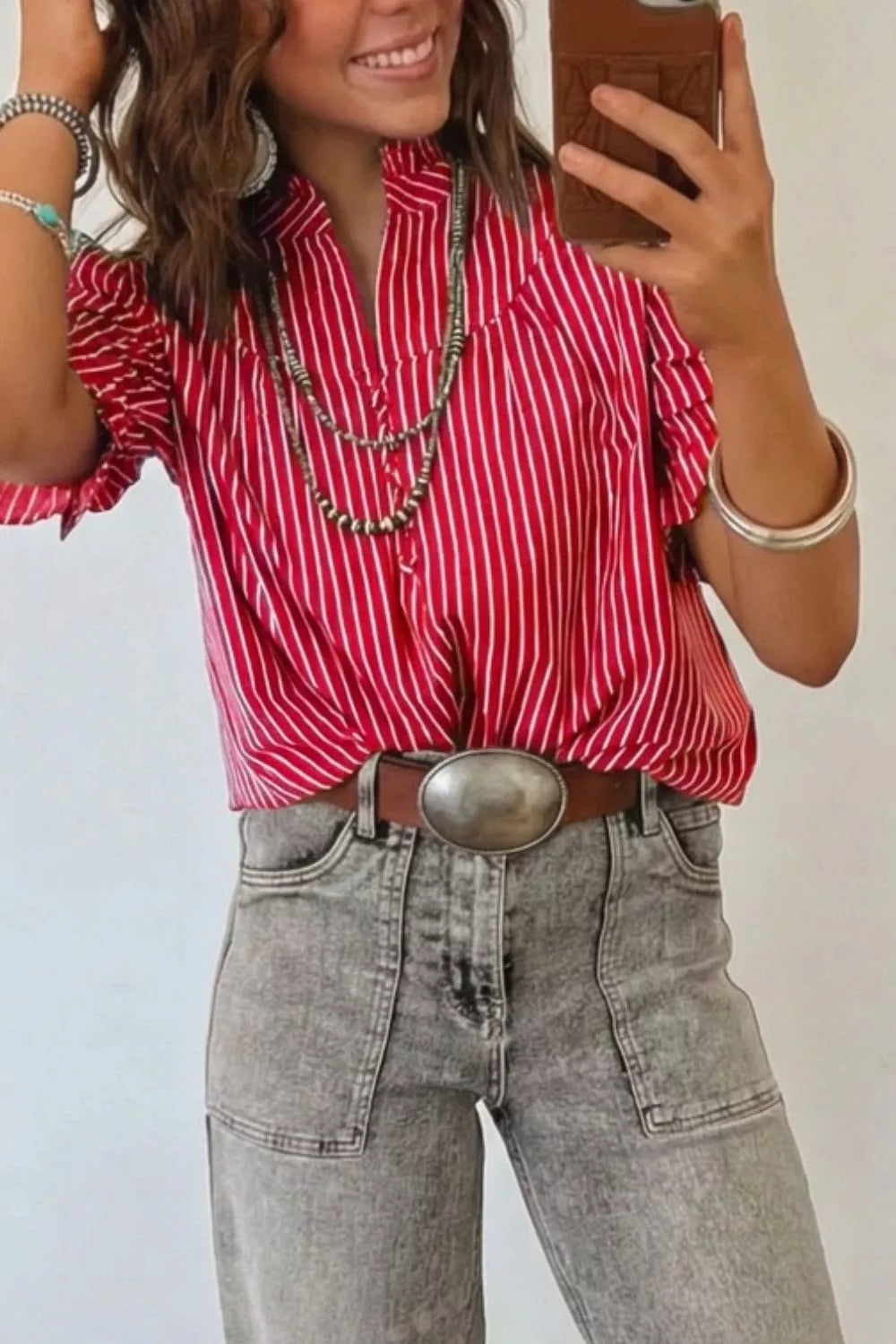 Striped Short Sleeve Shirt