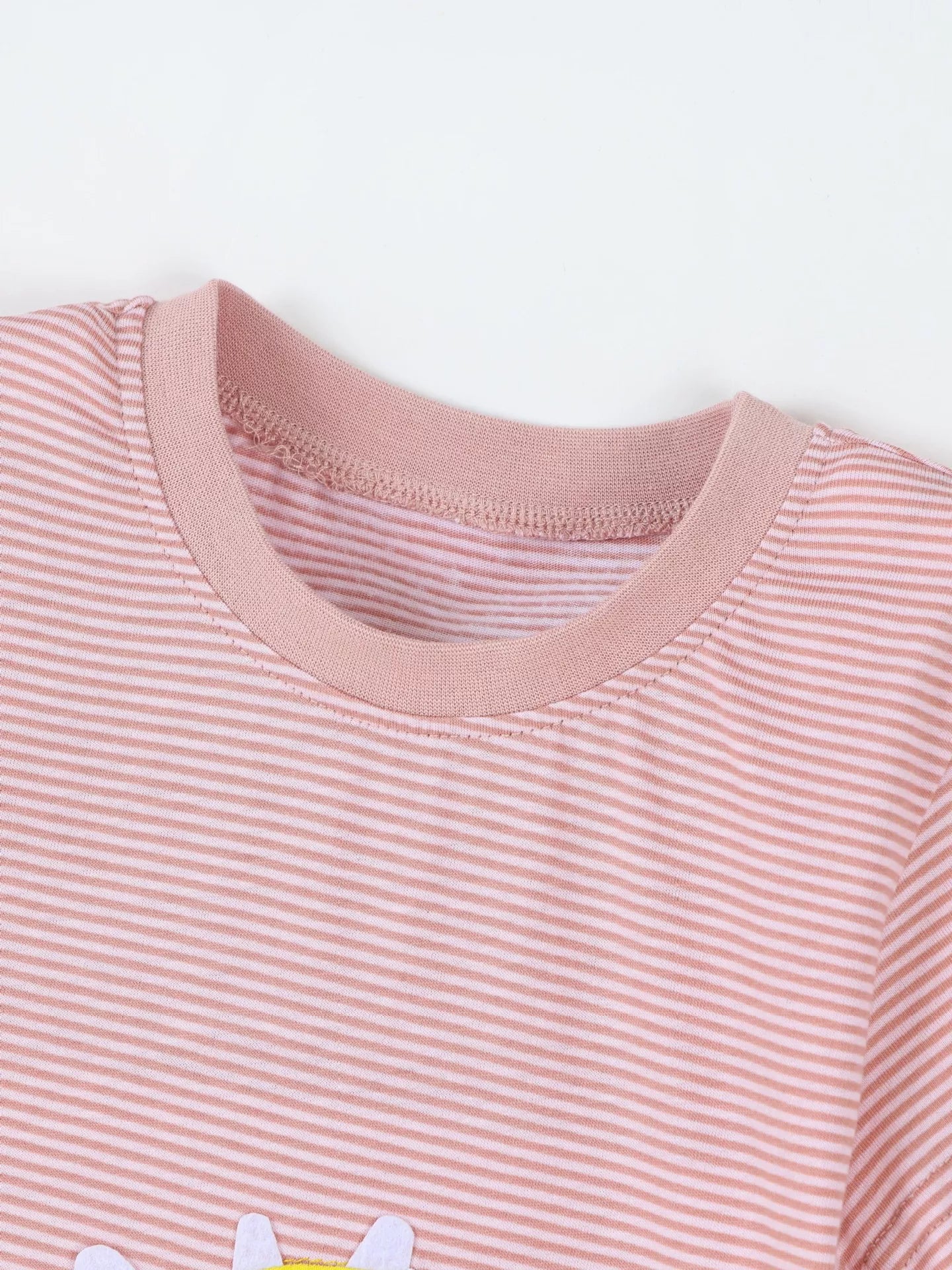 Children's Striped Dinosaur Short Sleeve Tee