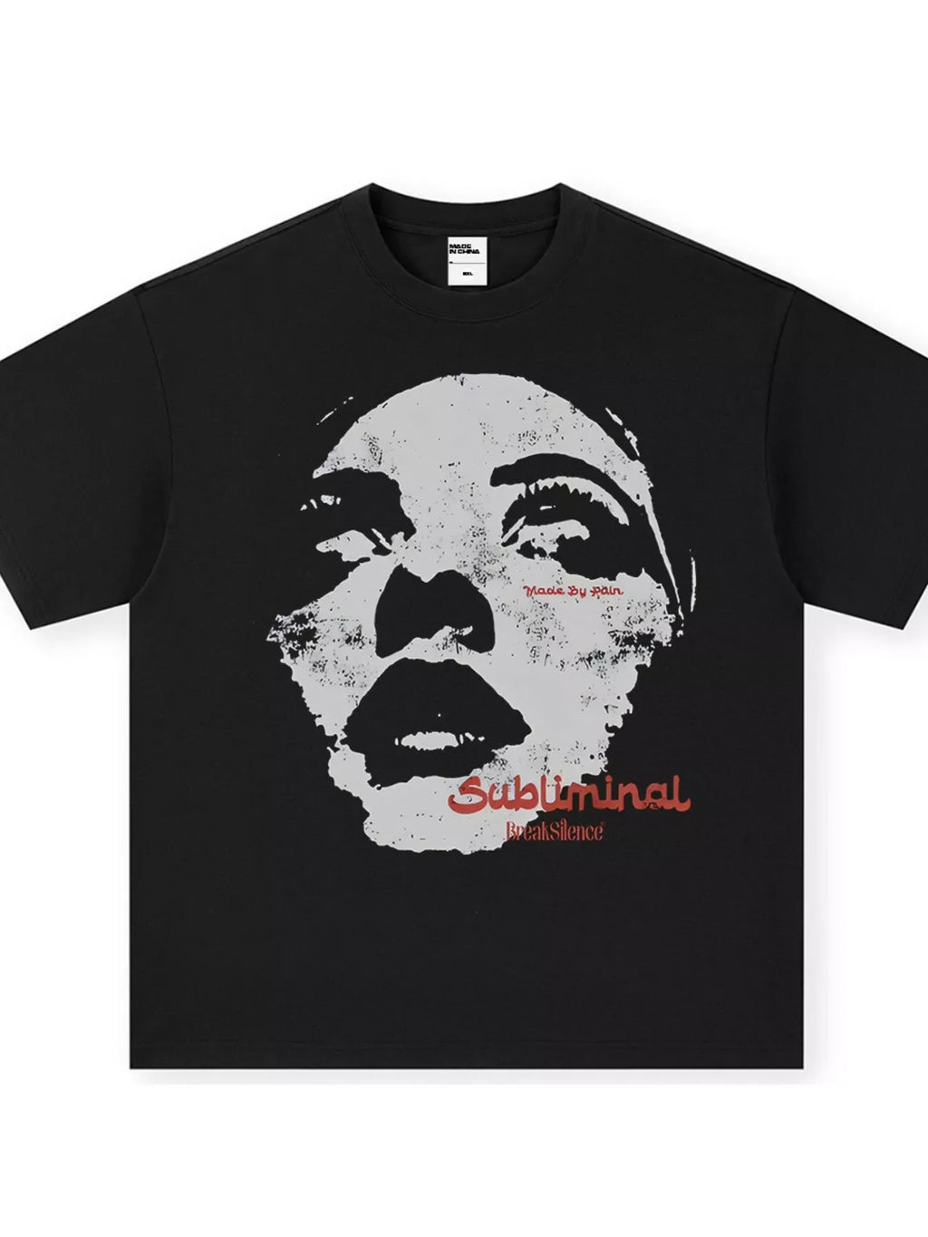 Men's Graphic Round Neck Oversized T-Shirt