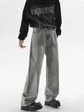 Men's Vintage Wash Wide Leg Jeans