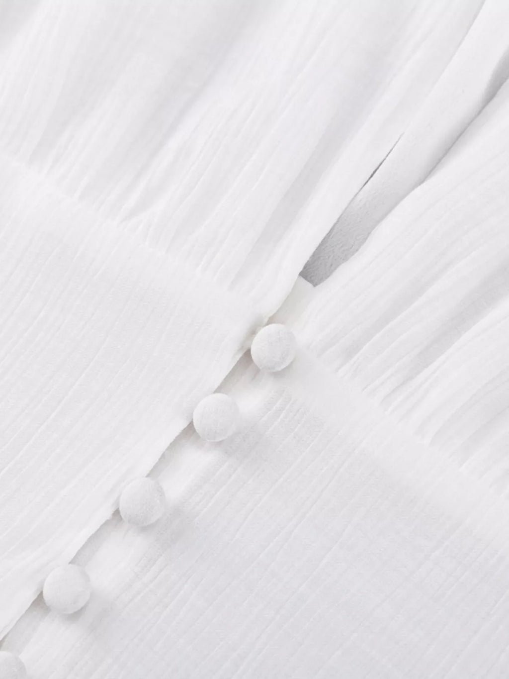 Slit Puff Sleeve Maxi Dress