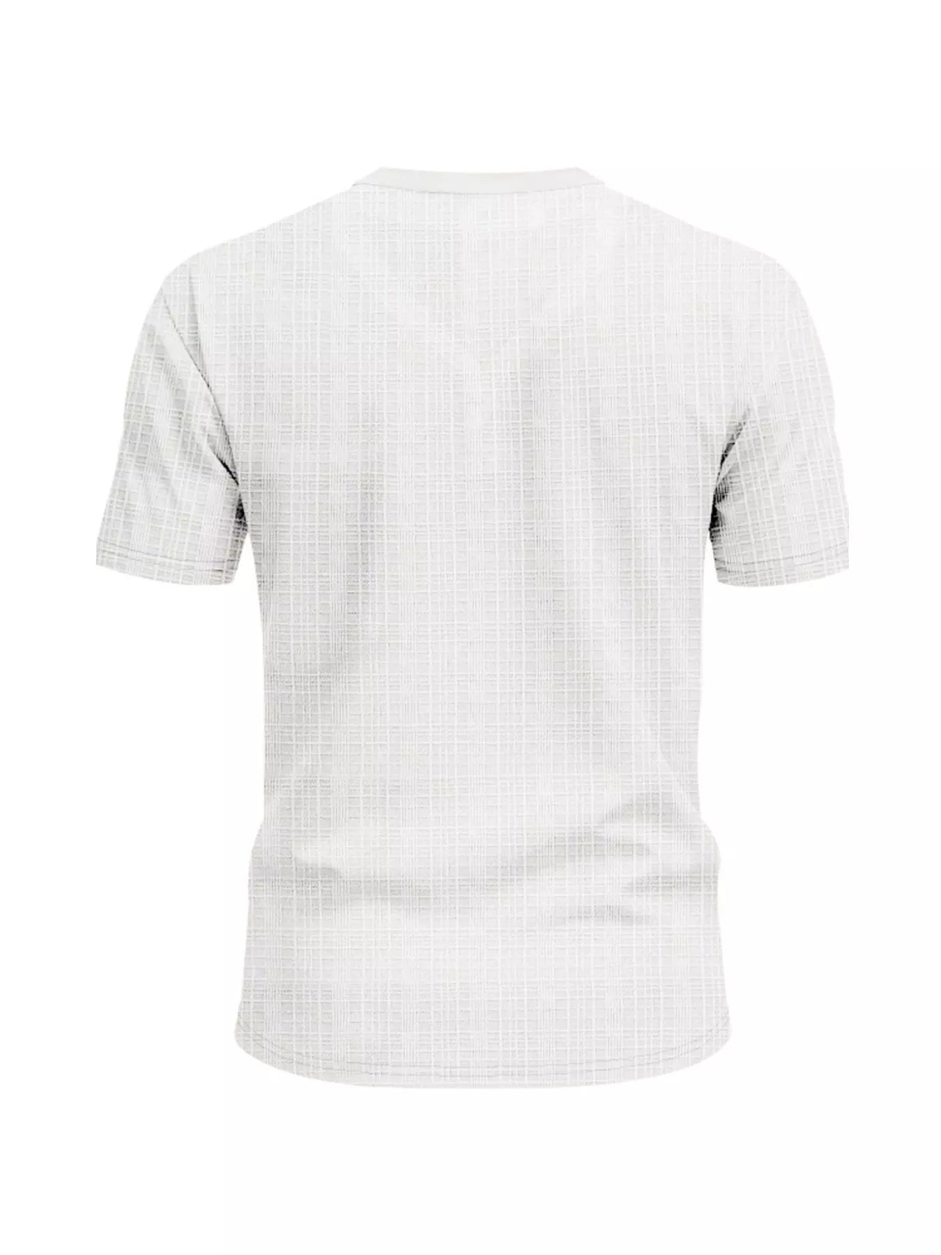 Men's Full Size V-Neck Button-Down Top Plus Size
