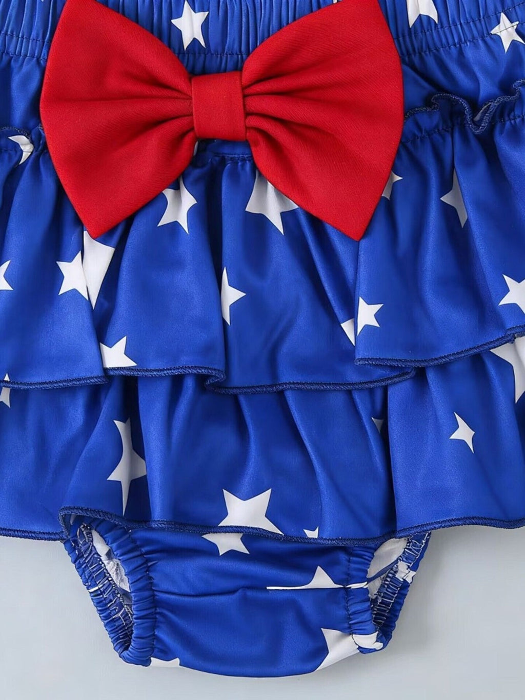 Children's My First 4th of July Bodysuit & Skort & Headband Set